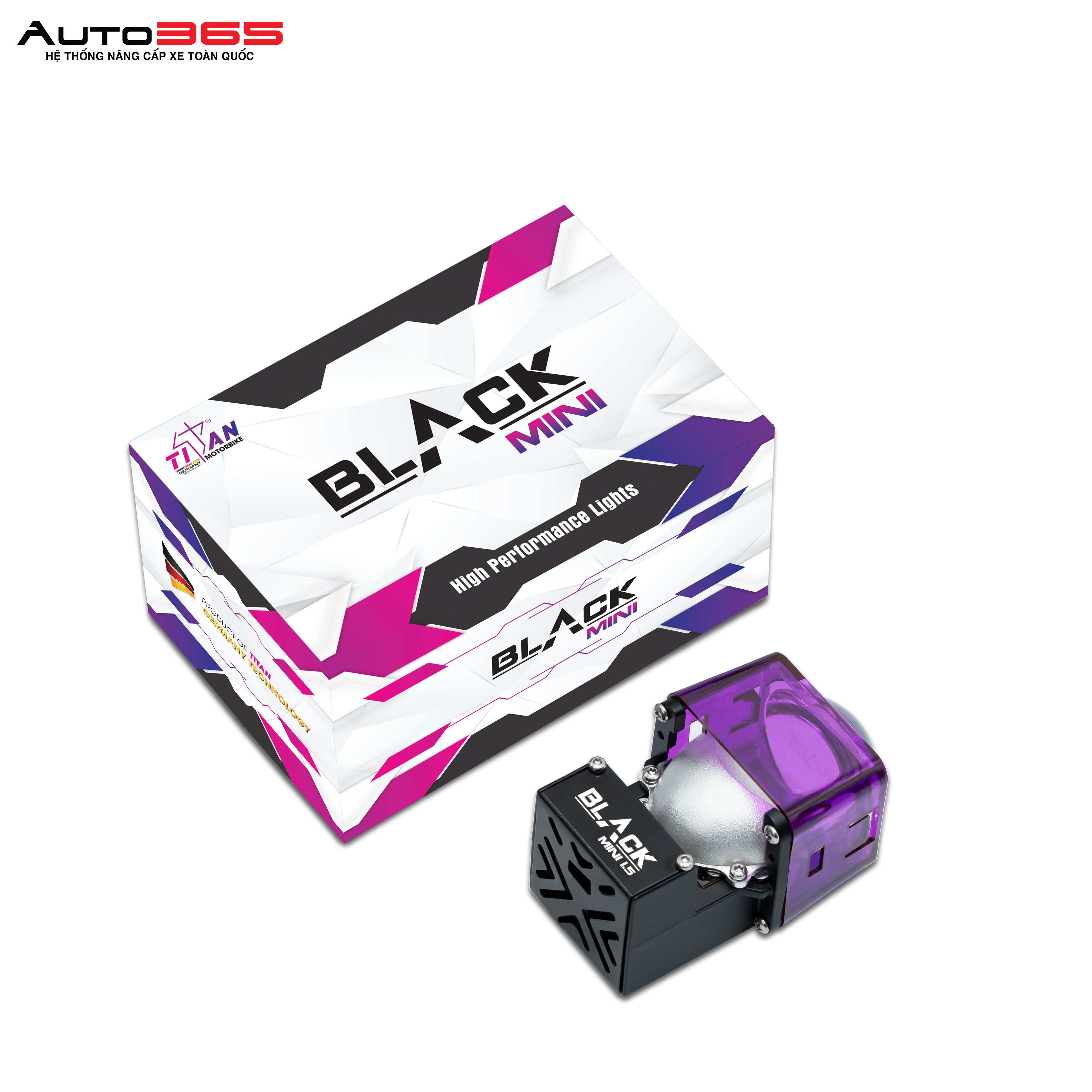 BI LED TITAN BLACK MINI 1.5 INCH BI LED TITAN BLACK MINI 1.5 INCH